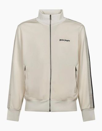 Palm Angels Mens Mens Classic Logo Tracksuit Top - Tan - Size: 38/Regular