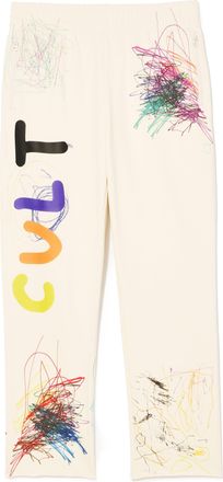 Cult of Individuality Cults Open Hem Sweatpants in Winter White