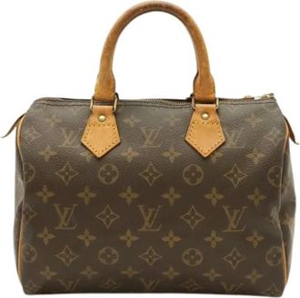 Louis Vuitton Pre-owned Monogram Handbag - Dames - Vintage Handtas - Bruin - ONE Size - Vintage