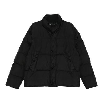 Stone Island Heren, Jassen, Zwart, Maat: XL Polyamide