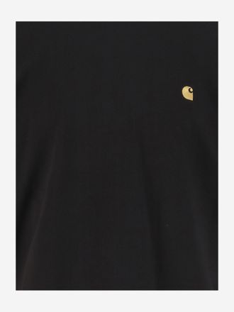 Carhartt Work in Progress Logo-Embroidered Cotton T-Shirt - Black
