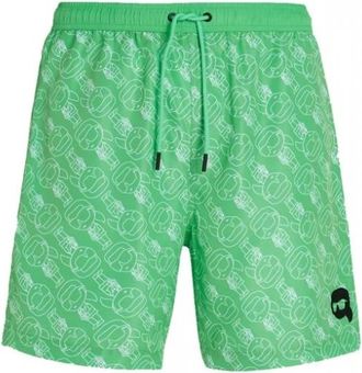 Karl Lagerfeld Uomo, Costumi da bagno, Verde, M, new