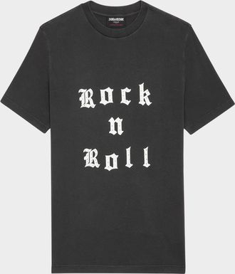 Zadig&Voltaire Edwin Embellished Rock n Roll T-Shirt