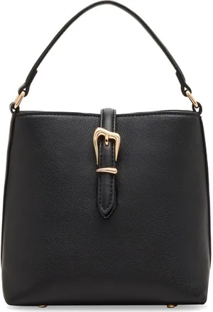 Anne Klein Top Handle Bucket Bag in Black at Nordstrom Rack