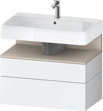 Duravit Qatego Mueble Bajo Lavabo, 1 Extra&iacute;ble Y 1 Caj&oacute;n, - Duravit