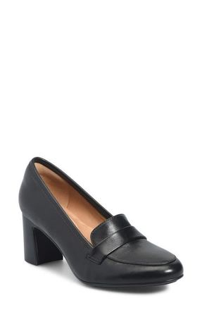 S&ouml;fft Amsterdam Loafer Pump in Black at Nordstrom, Size 7.5