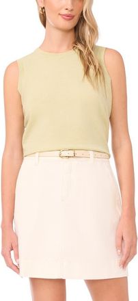 Vince Camuto Knit Sweater Tank in Quiet Lily at Nordstrom, Size Xx-Large