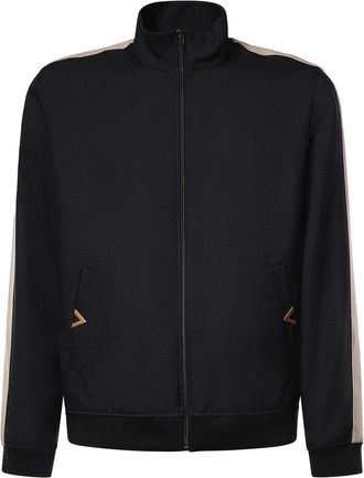Valentino Garavani Nylon Sweatshirt With Vgold