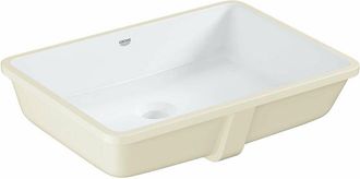 GROHE Cube Ceramic - Lavabo da incasso, 49x37 cm, PureGuard, bianco alpino 3948000H - Grohe