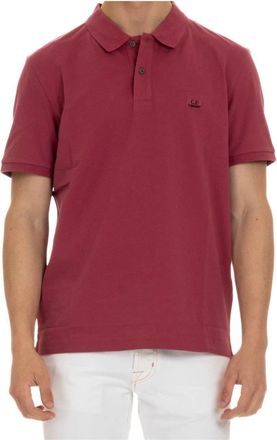 C.P. Company Stretch Piquet Polo - Heren - Polos - Roze - XL - Katoen - Tops