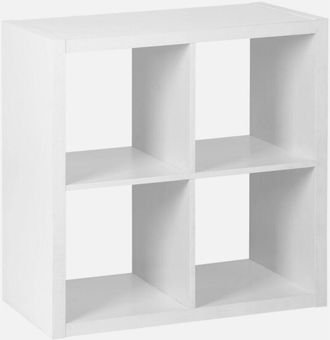 Sweeek Estanter&iacute;a C&uacute;bica, 2 Niveles Y 4 Compartimentos