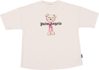 Palm Angels PA Mascotte Bear Over T-Shirt S/S M&auml;dchen