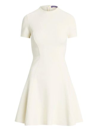 Ralph Lauren Collection short-sleeve mini dress - women - Polyamide/Viscose/Elastane - 2 - White
