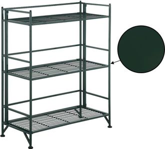 Convenience Concepts Xtra Storage 3 Tier Wide Folding Metal Shelf