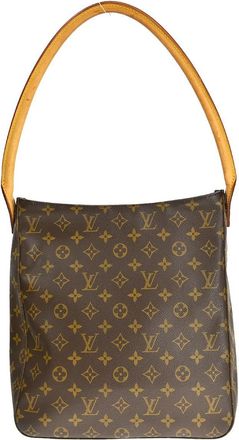 Louis Vuitton Looping Monogram Canvas Brown Canvas Handbag (Pre-Owned)