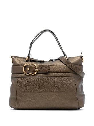 Gucci 2016-2025 Medium Leather Ride Top Handle Bag satchel - Marrone