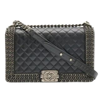 Chanel Pre-owned Vintage Shoulder Bag - Dames - Pre-owned - Zwart - Maat: ONE Size Leer
