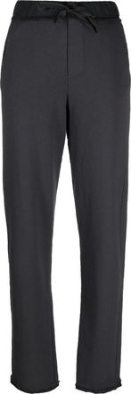 Kristensen Du Nord drawstring-waistband cotton trousers - women - Cotton - 1 - Grey