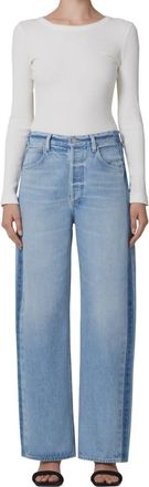 Citizens Of Humanity Ayla Baggy Jeans In Tuxedo Skylights