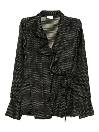 Dries Van Noten Calberton Ruffled Shirt