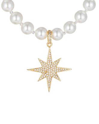 Eyecandy LA Eye Candy La Luxe Collection Shell Pearl Hannah Necklace