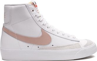 Nike Blazer Mid 77 White/Pink Oxford/Black sneakers - women - Leather - 11.5
