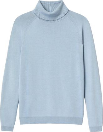 Lafayette 148 New York Raglan Sleeve Turtleneck Sweater