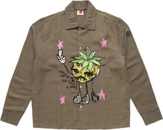 Sky High Farm Camicia Smoke Strawbabies - Marrone