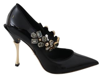 Dolce & Gabbana Pijlvormige Teen Geëmailleerde Pumps
