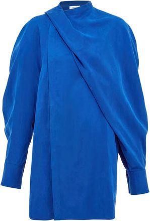 Ferragamo Camicia asimmetrica - Blu