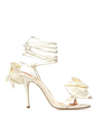 Magda Butrym Sandals With Floral Appliques