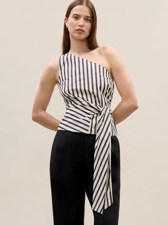 Rebecca Taylor Isla Stripe Poplin Top