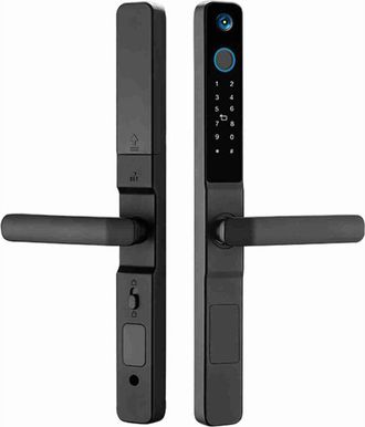 OEM Cerradura Inteligente - C&aacute;mara Hd 1080p - Entrada Sin Llave Con Huella Dactilar - Compatible Con Tuya - Aleaci&oacute;n De Aluminio