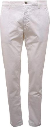 Mason's Milano Broek - Heren - Chinos - Wit - L - Katoen - Broeken