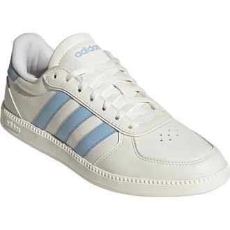 adidas Breaknet Sleek Sneaker in White/Clear Sky/White at Nordstrom Rack, Size 9.5