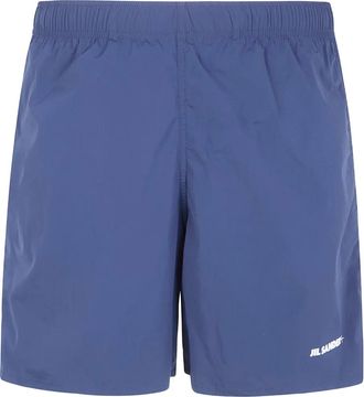 Jil Sander Shorts con vita elasticizzata - Blu