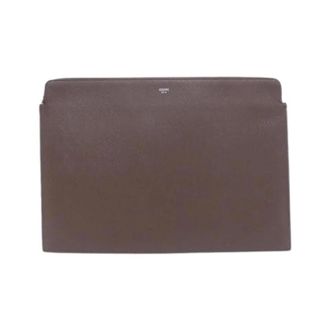 Celine Pre-owned Calf Pouch - Dames - Pre-owned - Bruin - Maat: ONE Size Leer