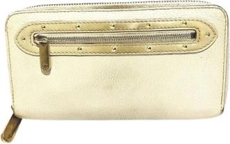 Louis Vuitton Pre-owned Zippy Portemonnee Leer Lange Portemonnee - Dames - Vintage Accessoires - Beige - ONE Size - Leer - Vintage