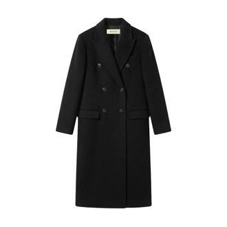Kocca Clifton Coat - Dames - Mantels - Zwart - Maat: XS Leer