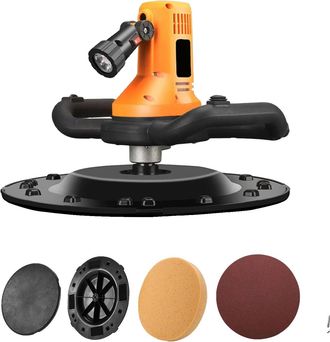 OEM Llana El&eacute;ctrica Para Hormig&oacute;n, Velocidad Regulable, Dise&ntilde;o Ergon&oacute;mico, Color Amarillo