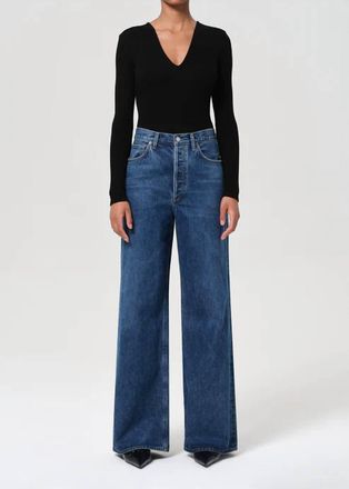 A Gold E Dame High Rise Wide Leg Jean In Enamour