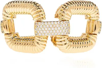 Self Portrait Gold Knocker Bracelet