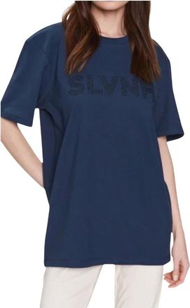 Silvian Heach T-Shirt Gpp23126Ts - - Tops - Donna - Blu - M