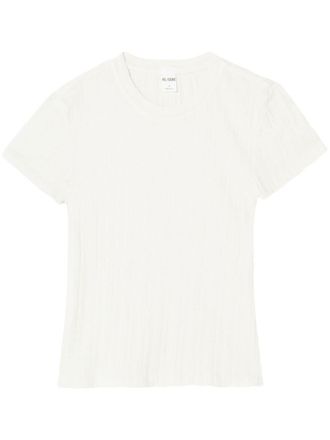 Re/Done T-shirt met print - Wit