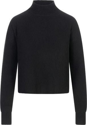 Max Mara Jersey de cuello alto Fufy acanalado - Knitwear - Mujer - Negro - M