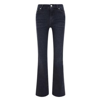 7 For All Mankind Boot-cut Jeans, female, Black, Size: W27 Boot-cut Jeans