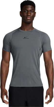 Nike Heren Pro Dri-FIT Fitted Top (Rook Grijs)