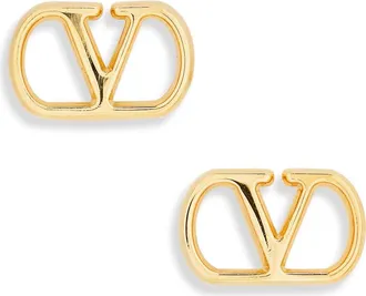 Valentino Garavani Vlogo Signature Stud Earrings in Gold at Nordstrom