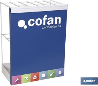 cofan Expositor Varilla Roscada Blanco