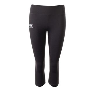 Canterbury Of New Zealand Dames/Dames Vapodri Capri Legging (Jet Zwart)